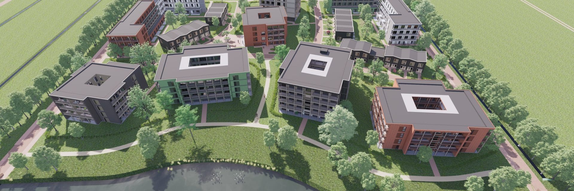 Modulaire woongebouwen van Thuis in Duist in Bovenduist, Amersfoort